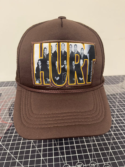 HURT Founders Trucker Hat – Brown Edition