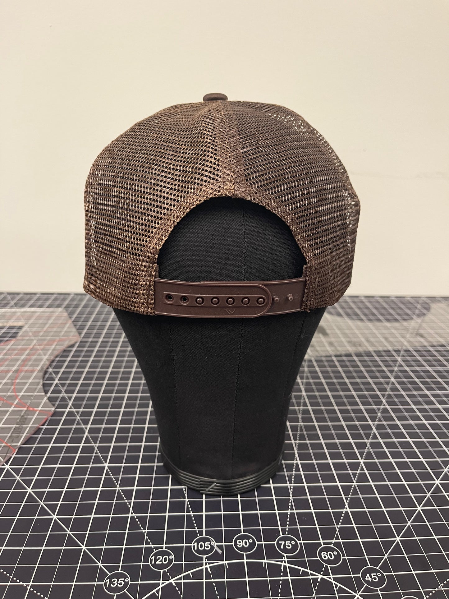 1963 Founders Trucker Hat – White/Brown Edition