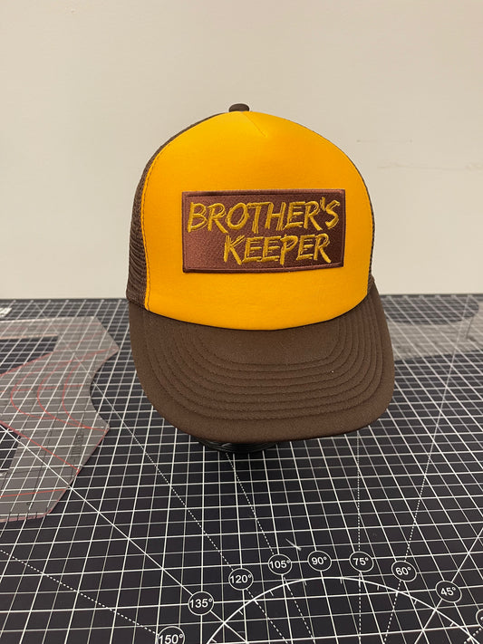Brother’s Keeper Trucker Hat – Gold/Brown Edition