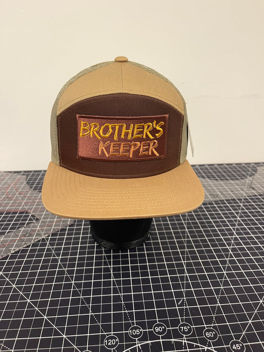 Brother’s Keeper Trucker Hat – Khaki/Brown Edition