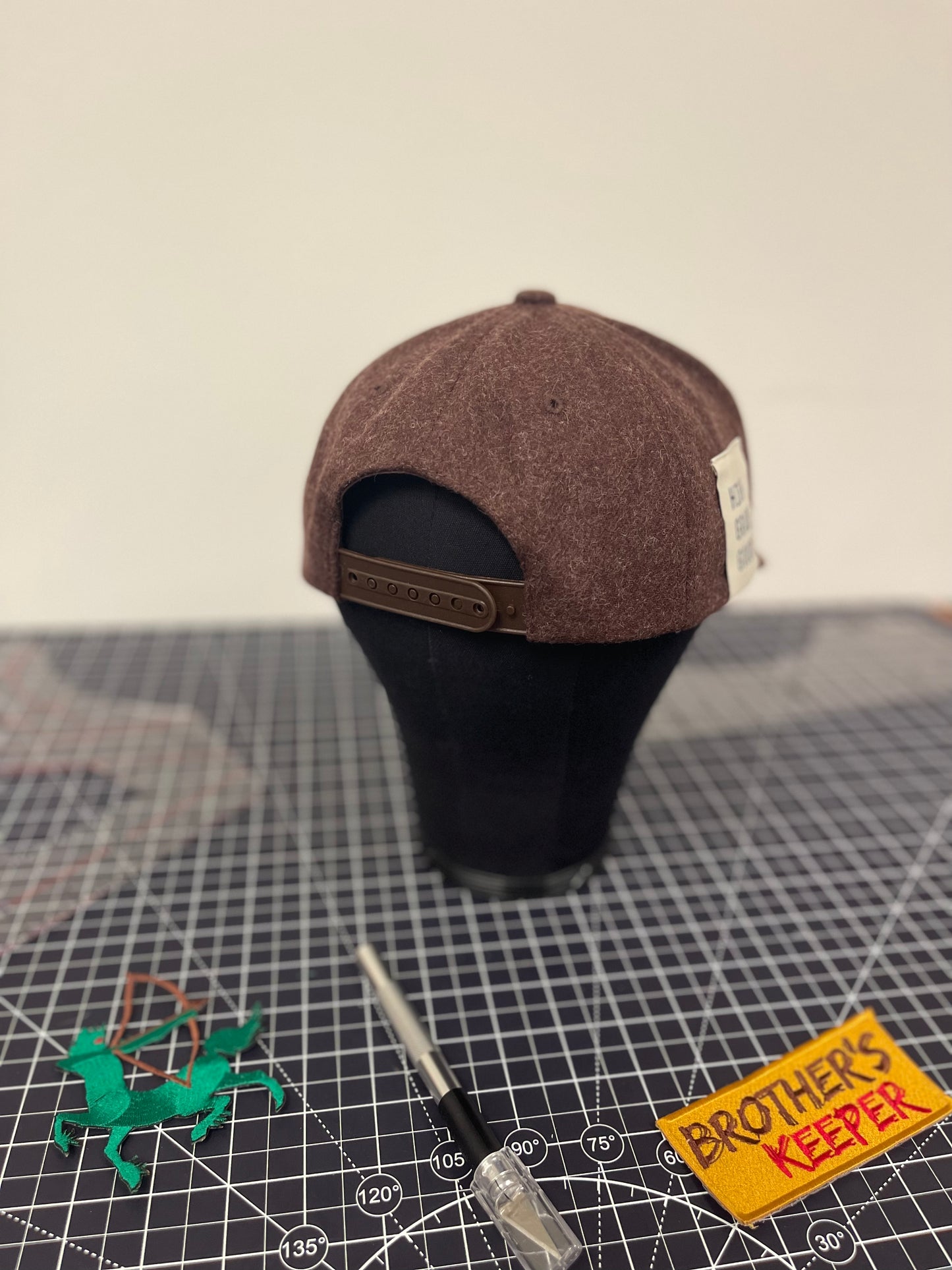 "Founded in Excellence" Wool Snapback (Brown Edition)